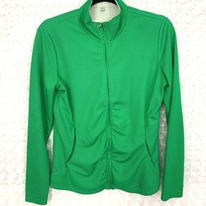 Gear for Sports Green Dotted Jacket Size Medium